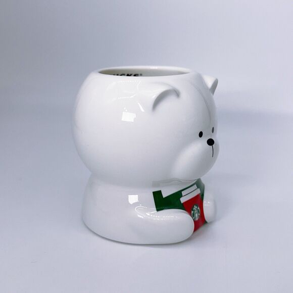 Starbucks 2025 Holiday Bearista Ceramic Bear Mug Cup 12oz 355ml Limited Edition - Picture 8 of 9